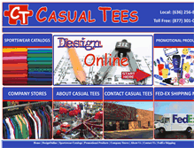 Tablet Screenshot of casualtees-stl.com